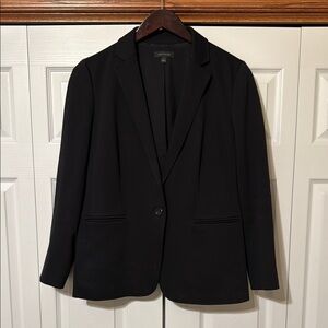 Women’s  Ann Taylor Long Sleeve Knit Blazer Jacket in Black - Size 14